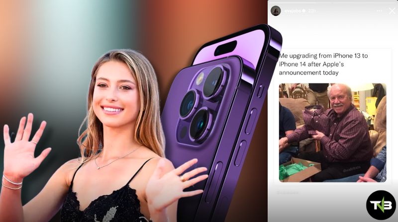 Steve Jobs' Daughter Mocks iPhone 14